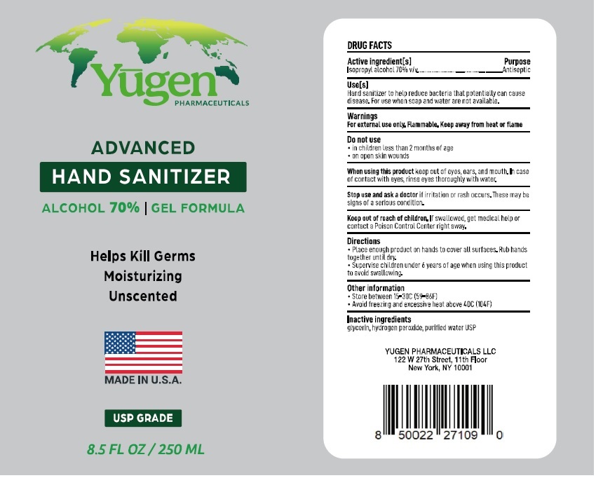 Pill image for Yugen Pharmaceuticals Advanced Hand Sanitizer