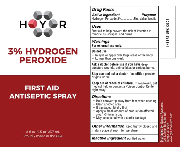 Pill image for Hyr Hydrogen Peroxide 3%