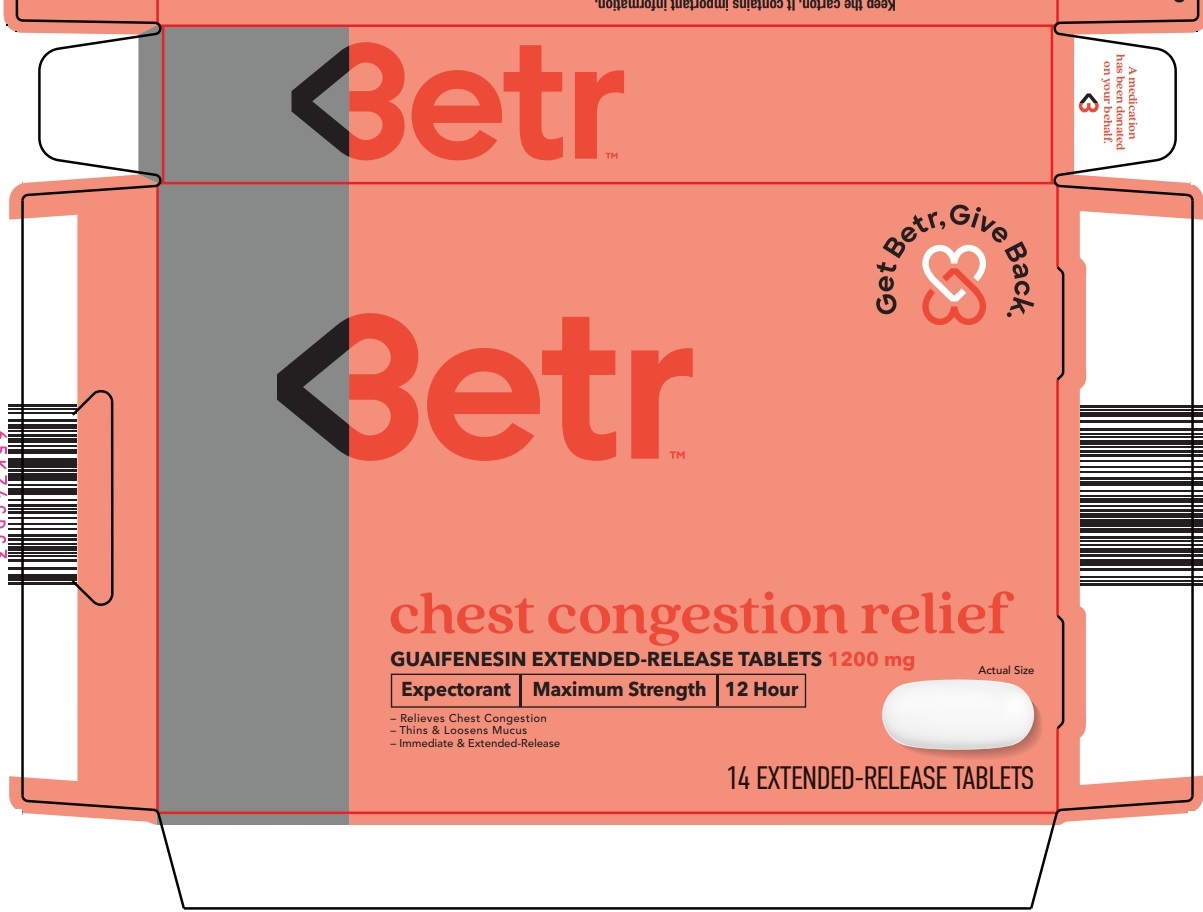 Pill image for Live Betr Llc Chest Congestion Relief Drug Facts