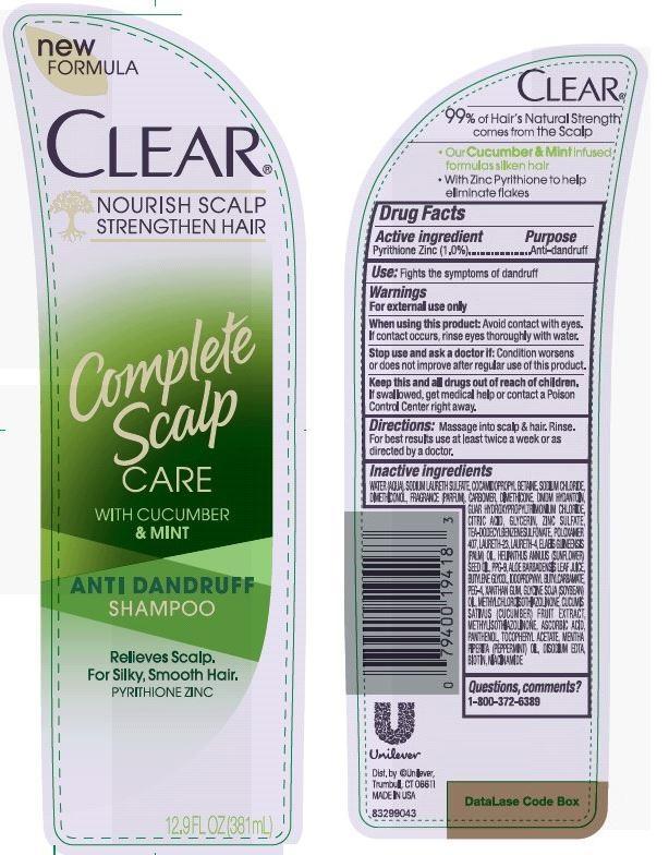 Pill image for Clear Complete Scalp Care Antidandruff Shampoo