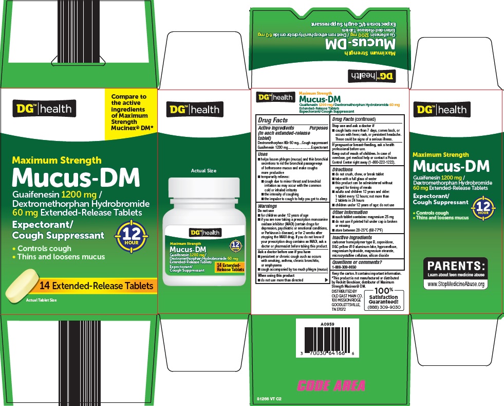 Pill image for Dolgencorp, Llc Mucus-dm Drug Facts