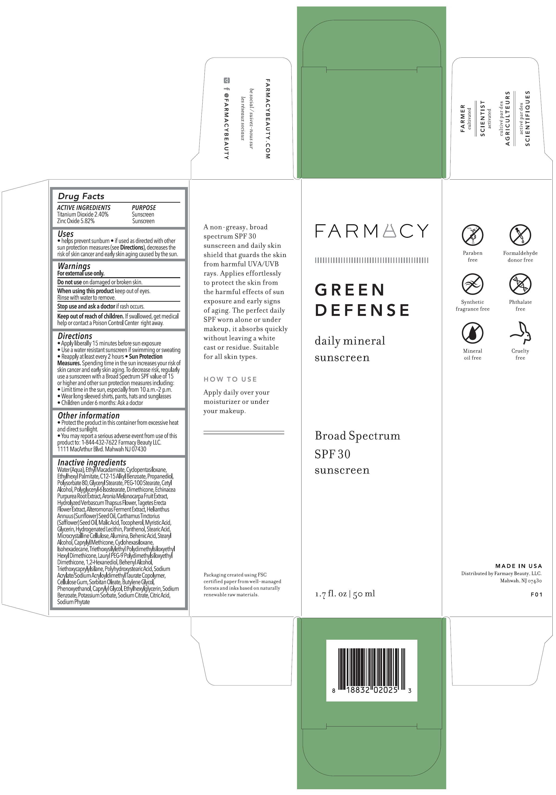 Pill image for Green Defense Broad Spectrum Spf 30