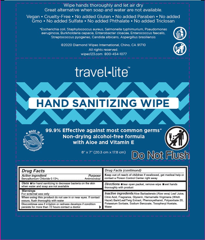 Pill image for Travel Lite Hand Sanitizing Wipes