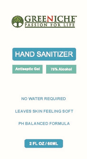 Pill image for Greeniche Hand Sanitizer Gel With Aloe