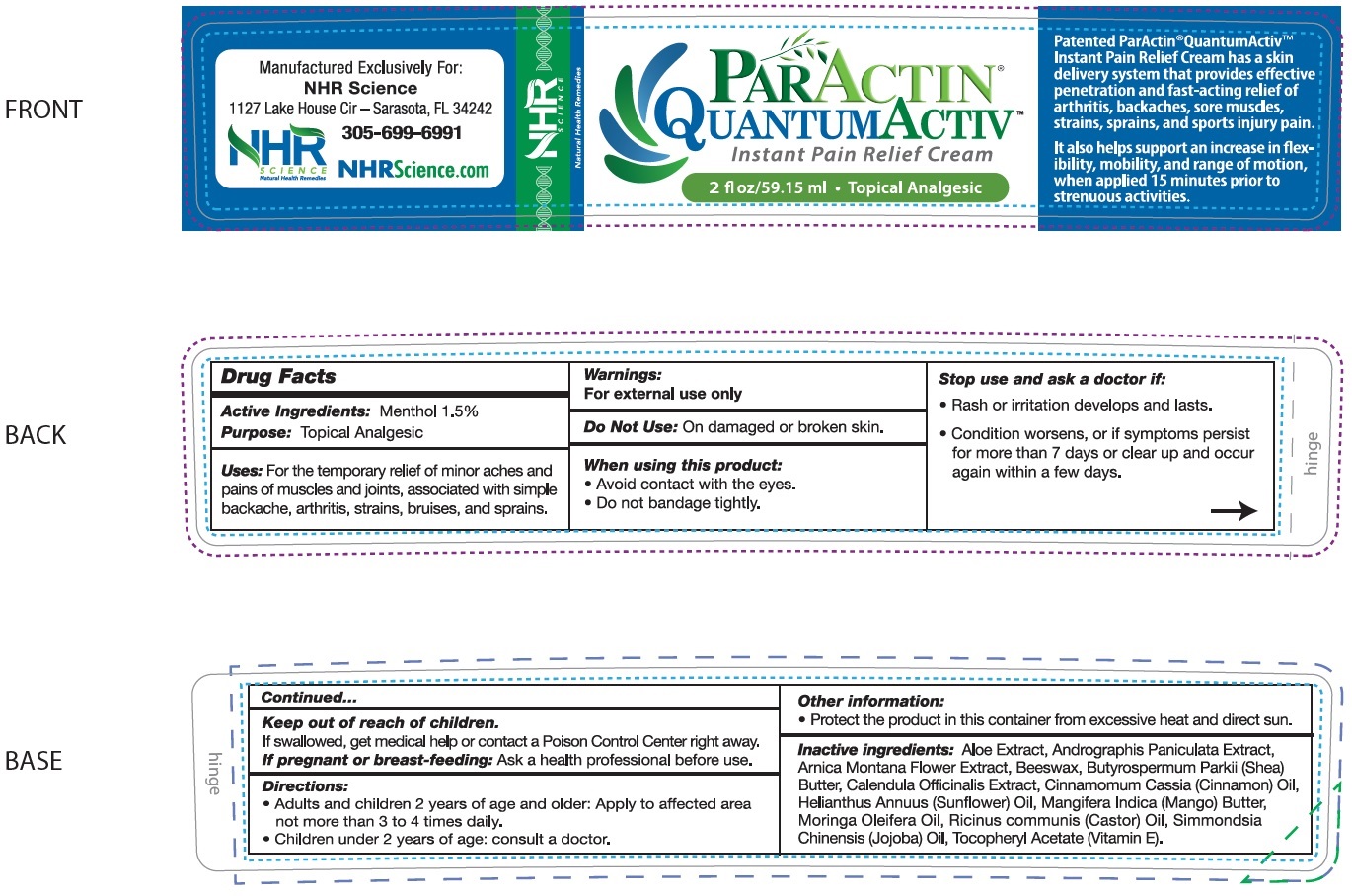 Pill image for Paractin Quantumactiv Pain Relief Cream