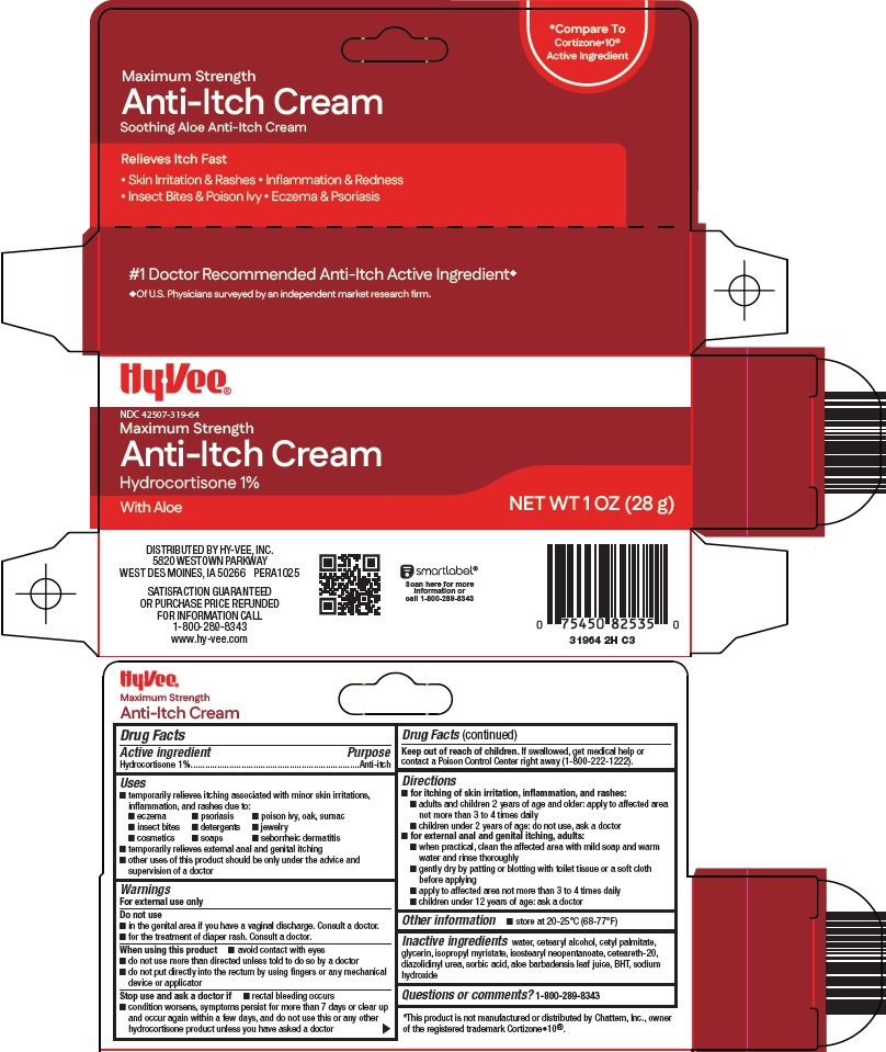 Pill image for Hy-vee, Inc. Anti-itch Cream Drug Facts