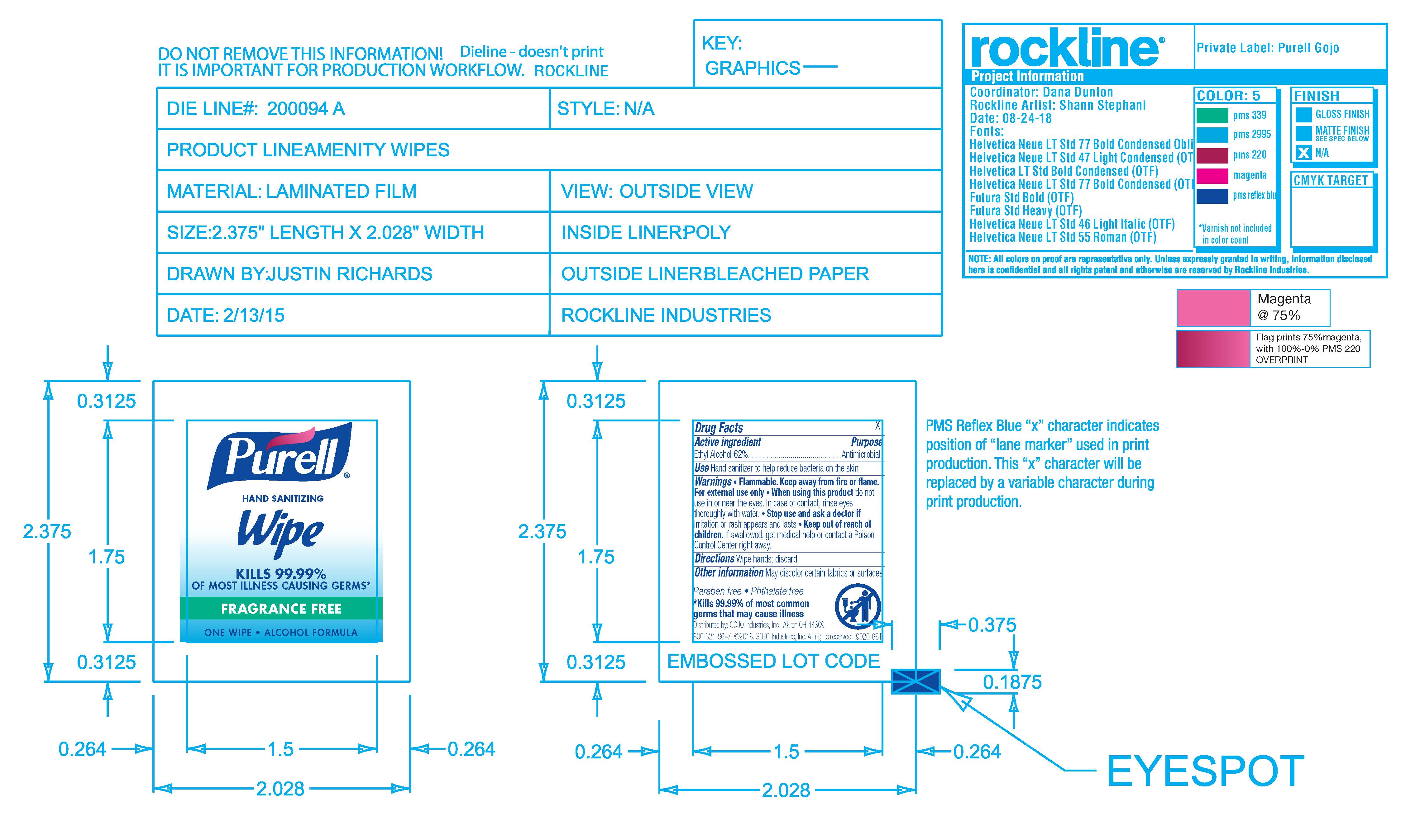 Pill image for Purell Hand Sanitizing Wipe