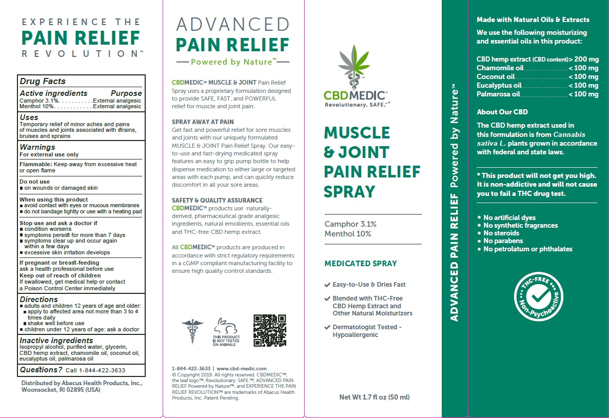 Pill image for Cbdmedic Muscle And Joint Pain Relief