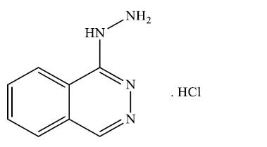 Pill image for Hydralazine Hydrochloride Injection, Usp
