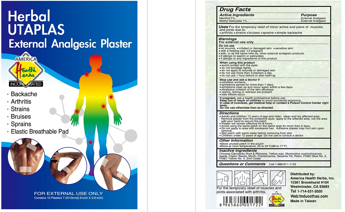 Pill image for Herbal Utaplas External Analgesic Plaster