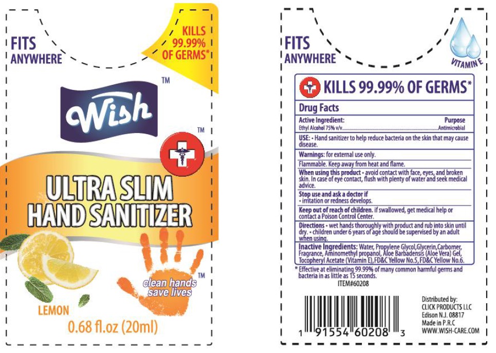 Pill image for Wish Ultra Slim Hand Sanitizer- Alcohol Solution