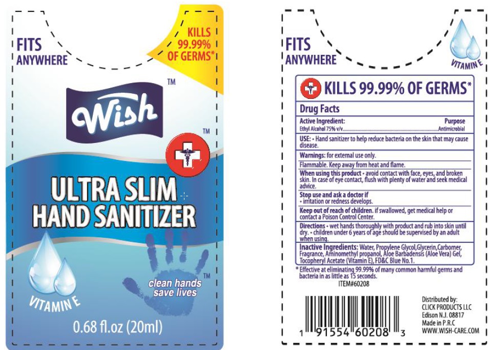 Pill image for Wish Ultra Slim Hand Sanitizer- Alcohol Solution