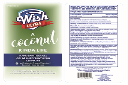 Pill image for Wish Ultra Hand Sanitizer A Coconut Kinda Life