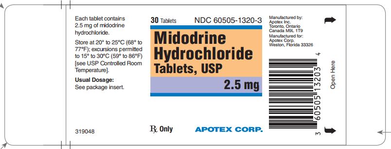 Pill image for Midodrine Hydrochloride Tablets, Usp