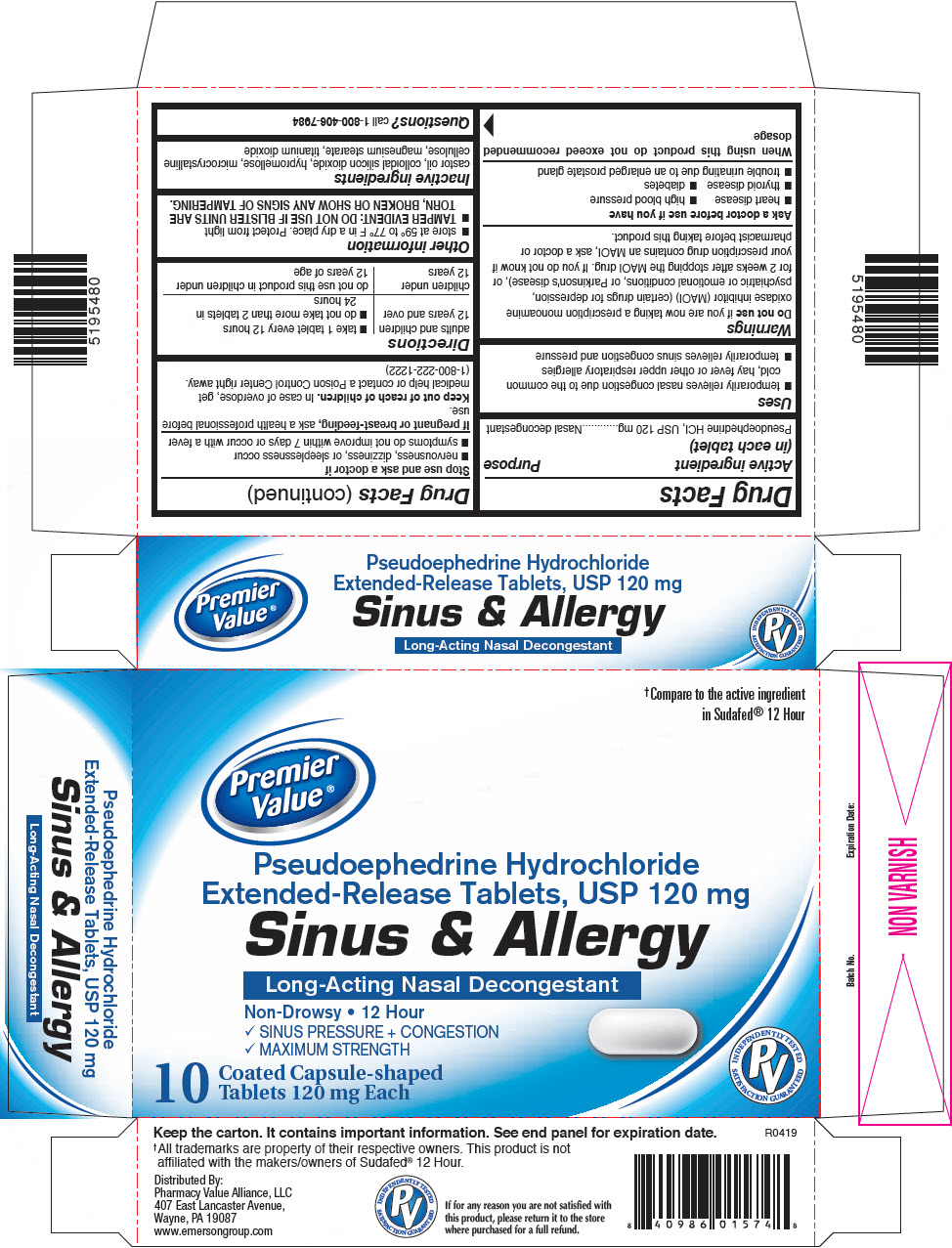 Pill image for Pseudoephedrine Hydrochloride