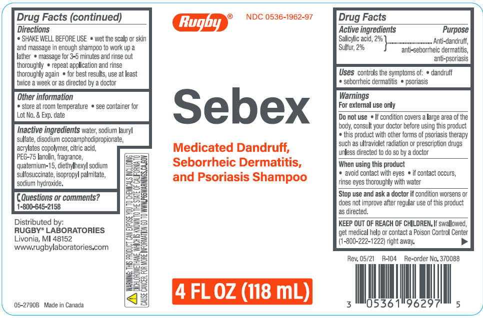 Pill image for Rugby Sebex Medicated Dandruff, Seborrheic Dermatitis, And Psoriasis Shampoo