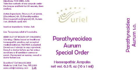 Pill image for Parathyreoidea Aurum Special Order