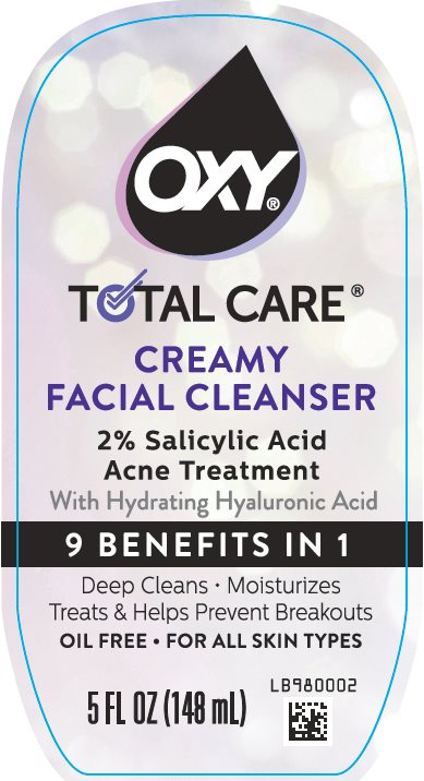Pill image for drug facts - oxy total care creamy facial cleanser