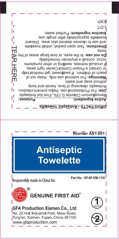 Pill image for Genuine First Aid Antiseptic Towelette