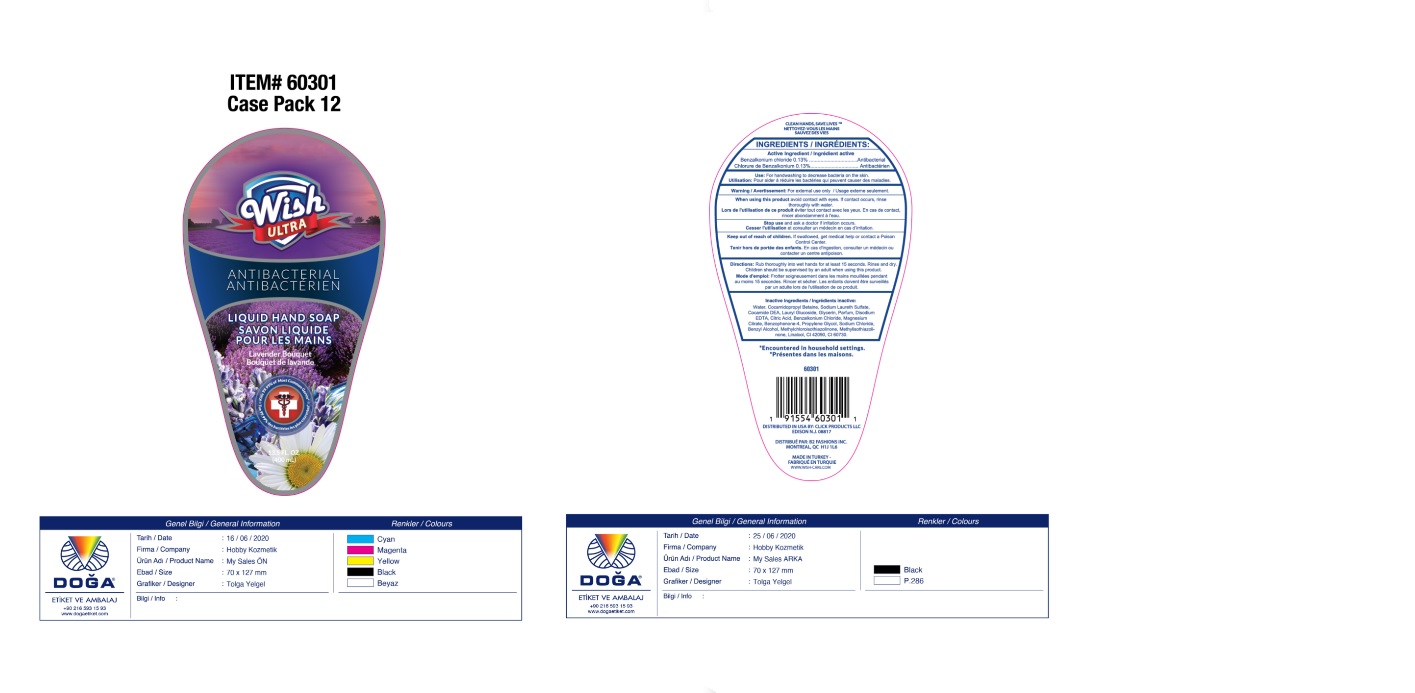 Pill image for Wish Ultra Antibacterial Liquid Hand Soap: Lavender Bouquet