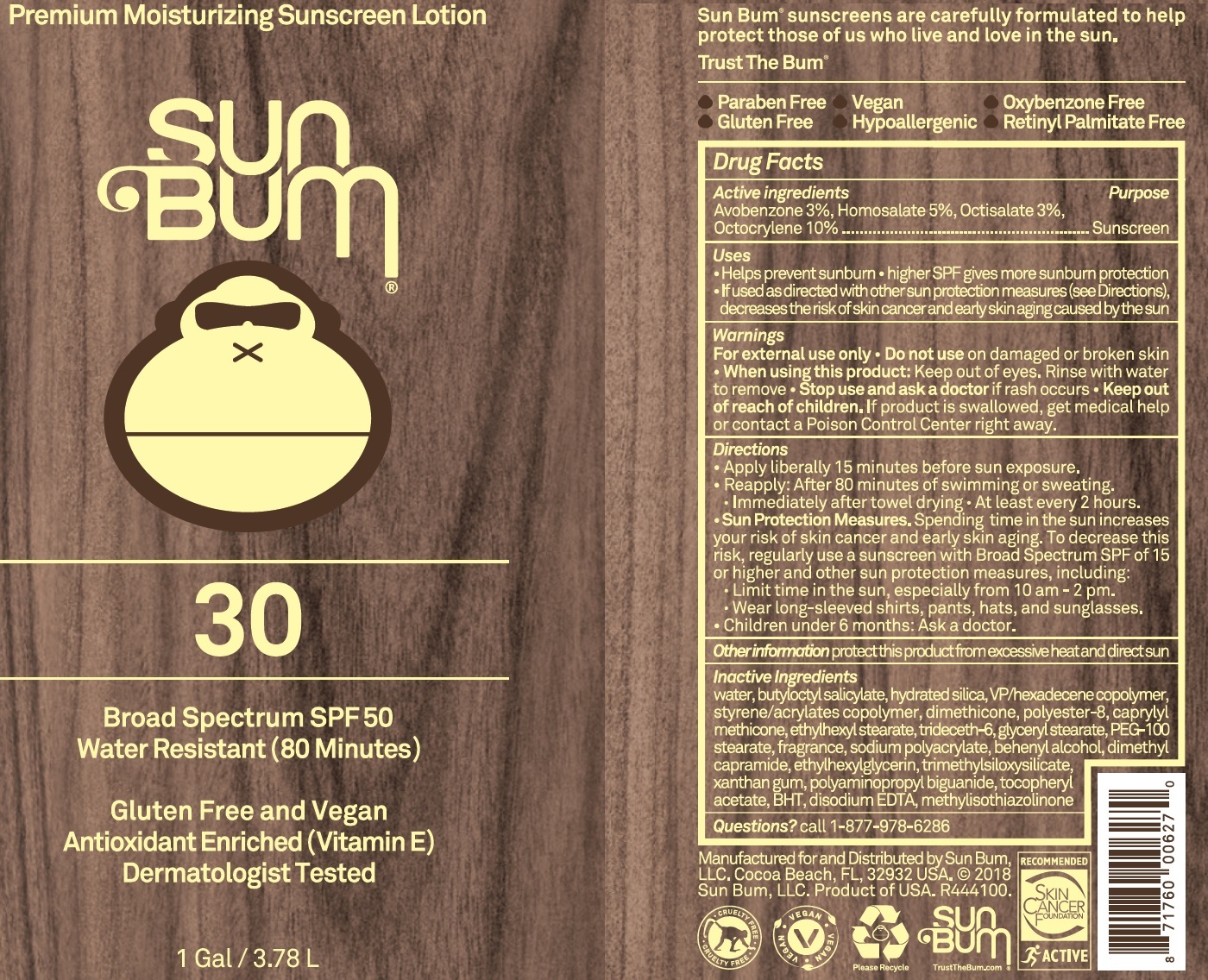 Pill image for Sun Bum Spf 30 Premium Moisturizing Sunscreen