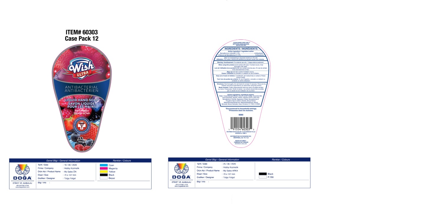 Pill image for Wish Ultra Antibacterial Liquid Hand Soap: Berry Medley