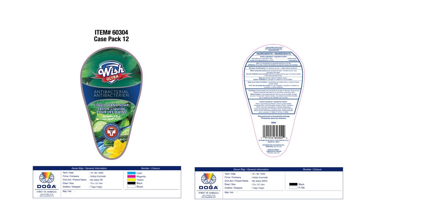 Pill image for Wish Ultra Antibacterial Liquid Hand Soap: Cucumber & Tea