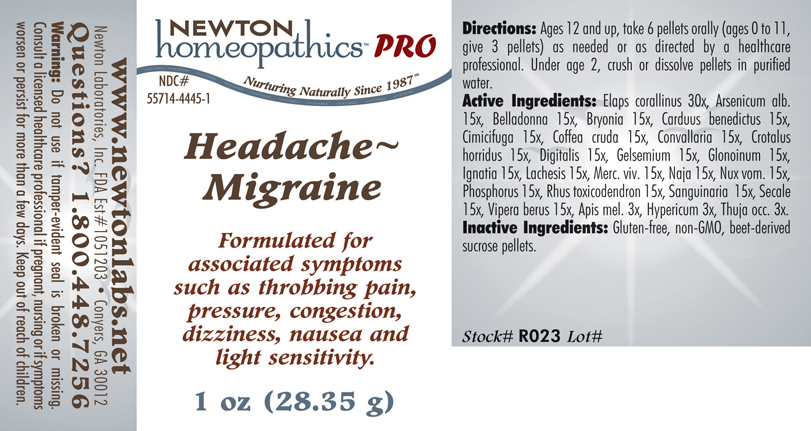 Pill image for Headache - migraine