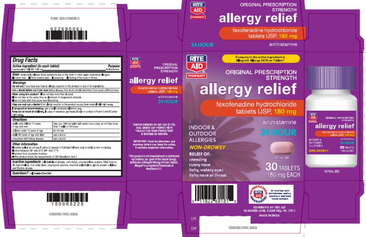 Pill image for Fexofenadine Hcl Tablets Usp