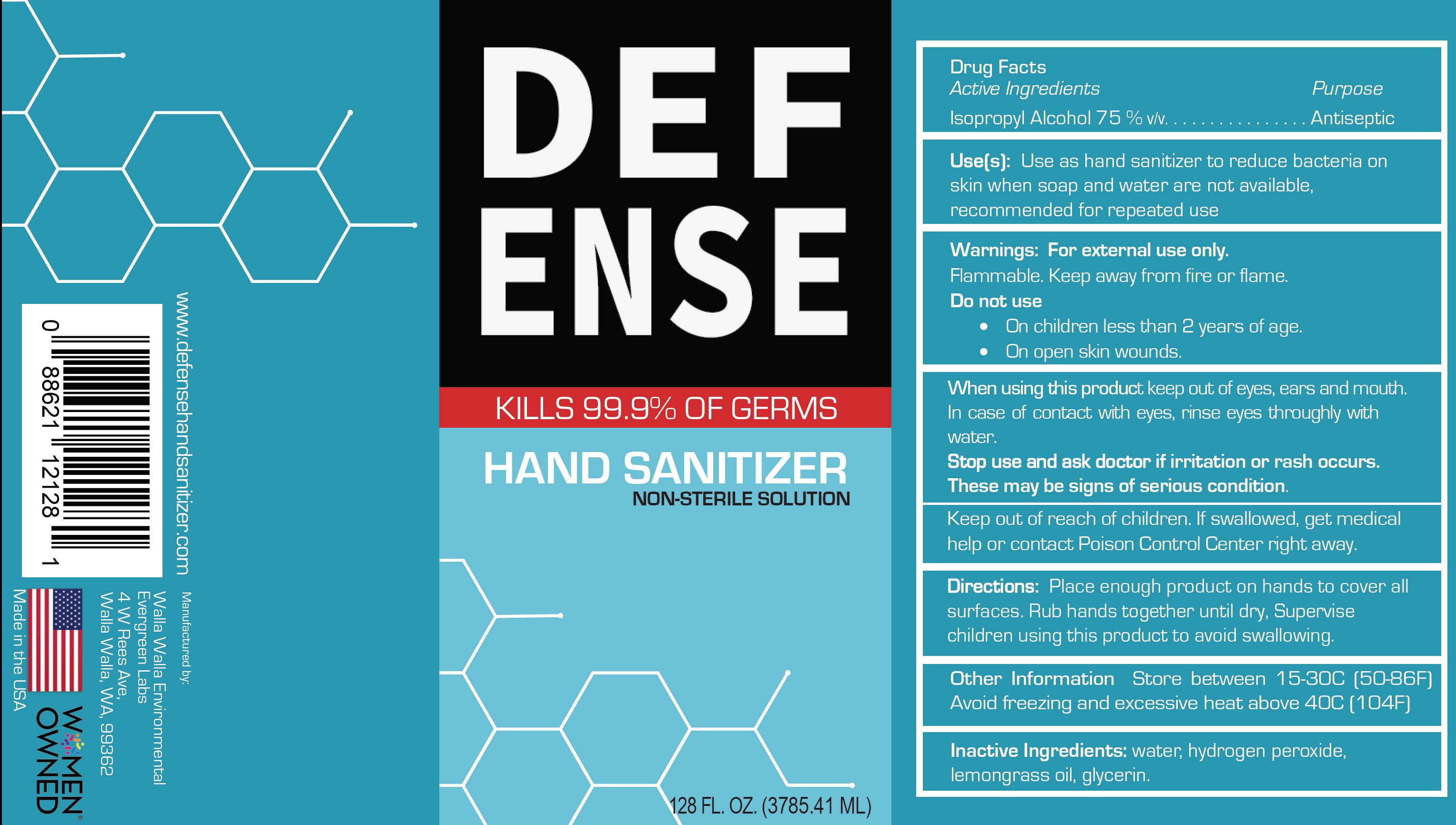 Pill image for Defense Hand Sanitizer