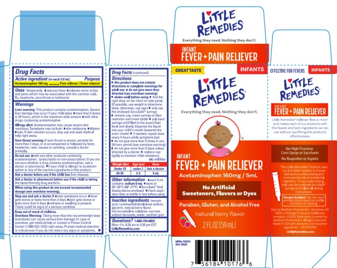 Pill image for little remedies infant fever pain reliever - berry