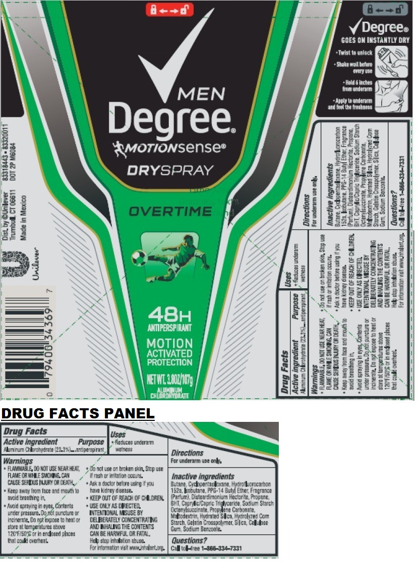 Pill image for Degree Men Motionsense Overtime 48h Dry Spray