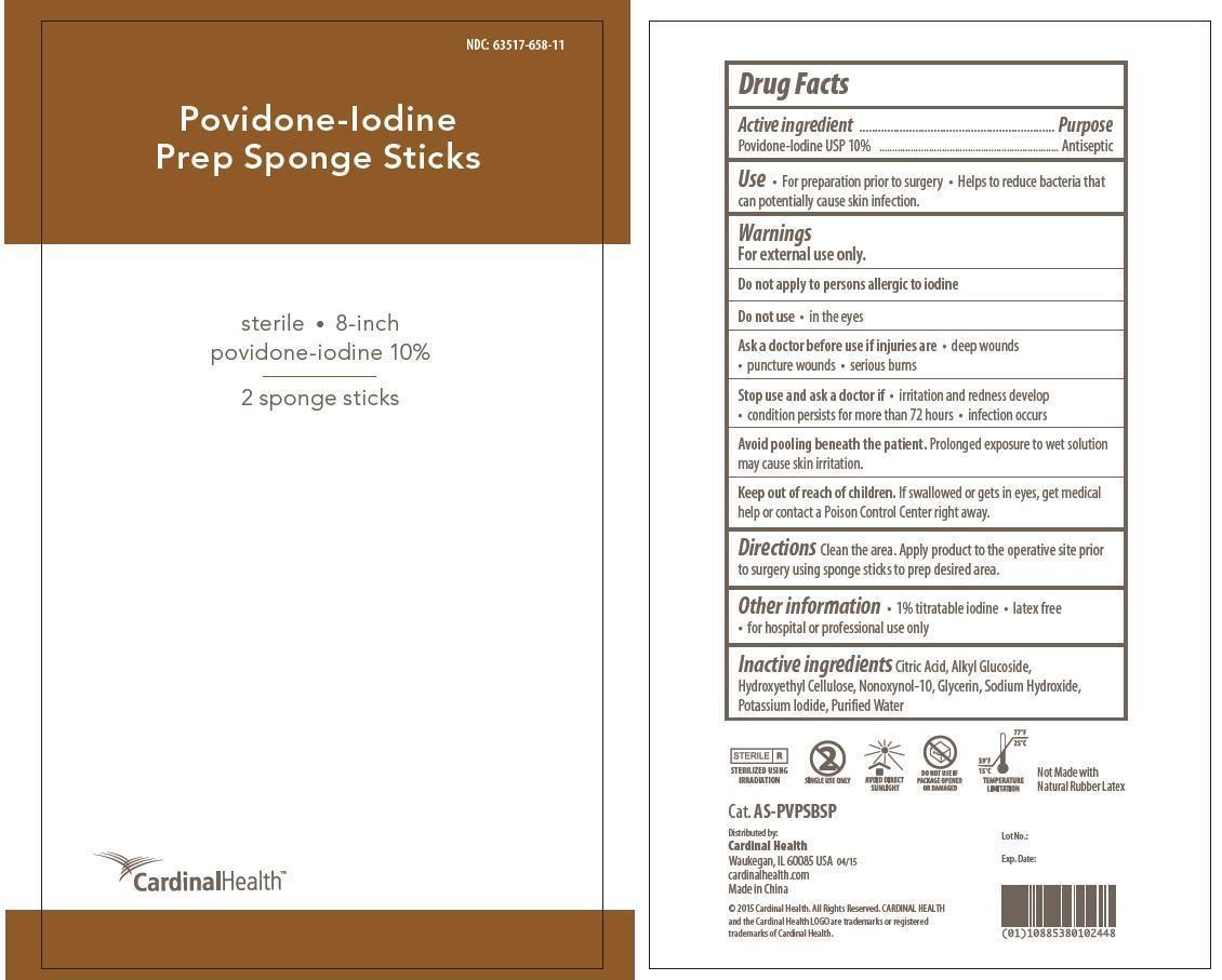 Pill image for Povidone-iodine Prep Sponge Sticks Sterile