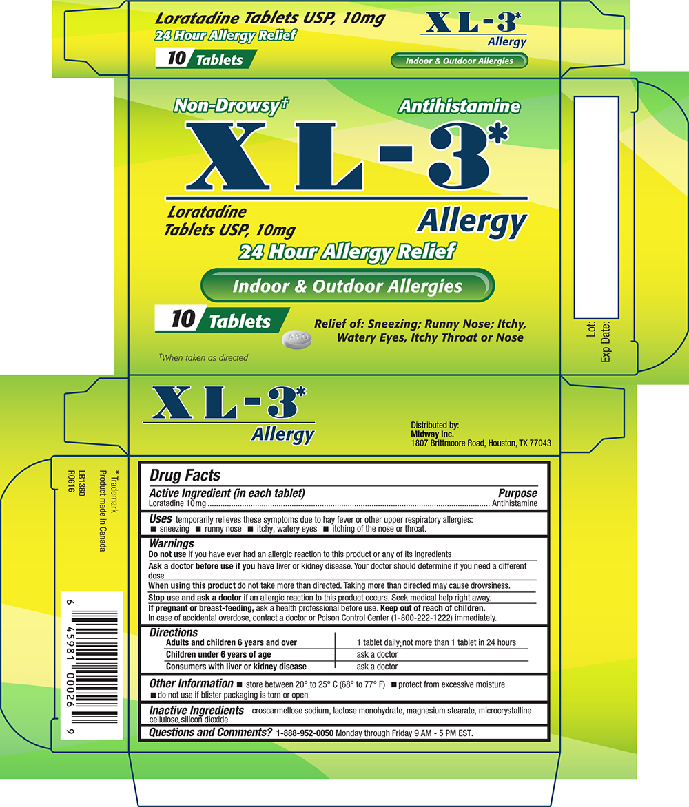 Pill image for 309 - Xl-3 Allergy