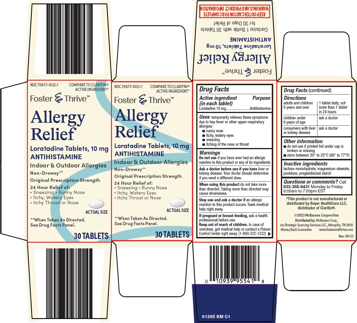 Pill image for Mckesson Allergy Relief Drug Facts