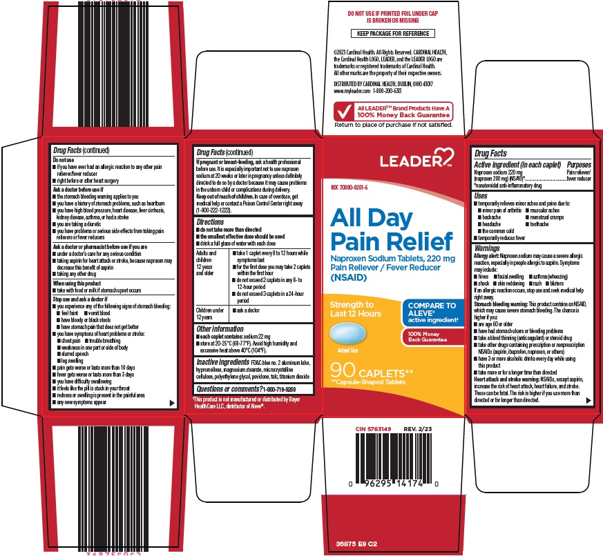Pill image for Cardinal Health All Day Pain Relief Drug Facts