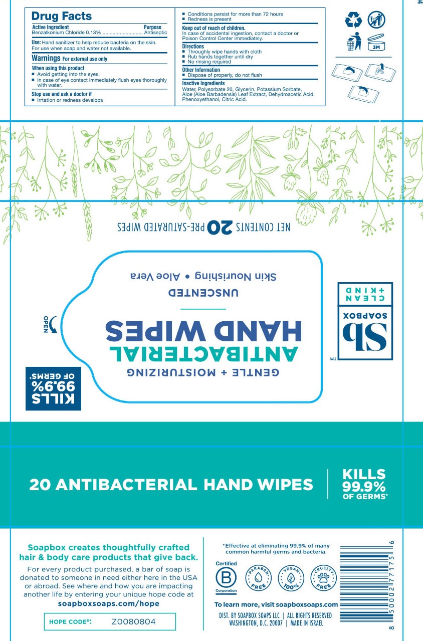 Pill image for Soapbox Antibacterial Hand Wipes