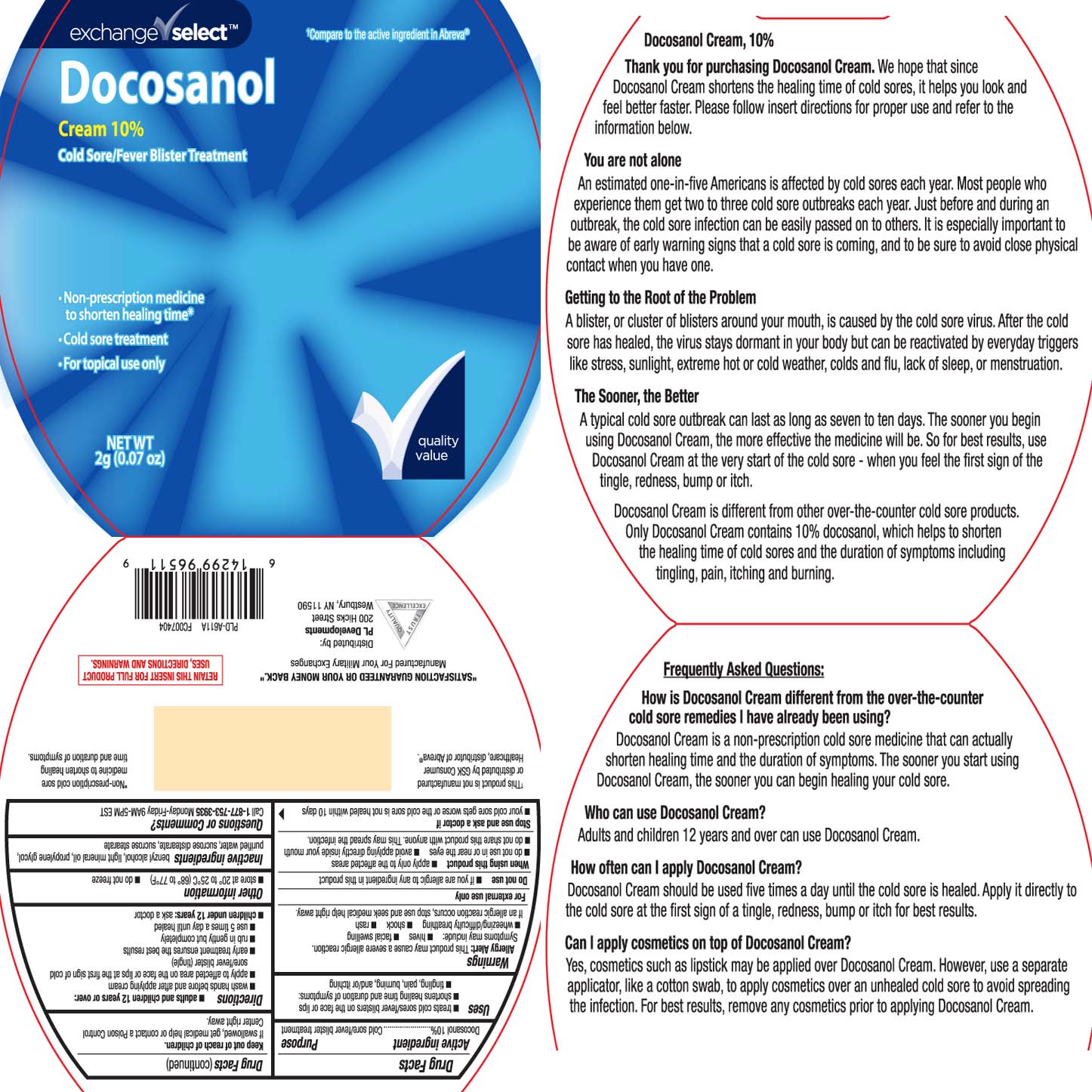 Pill image for Docosanol Cream, 10%