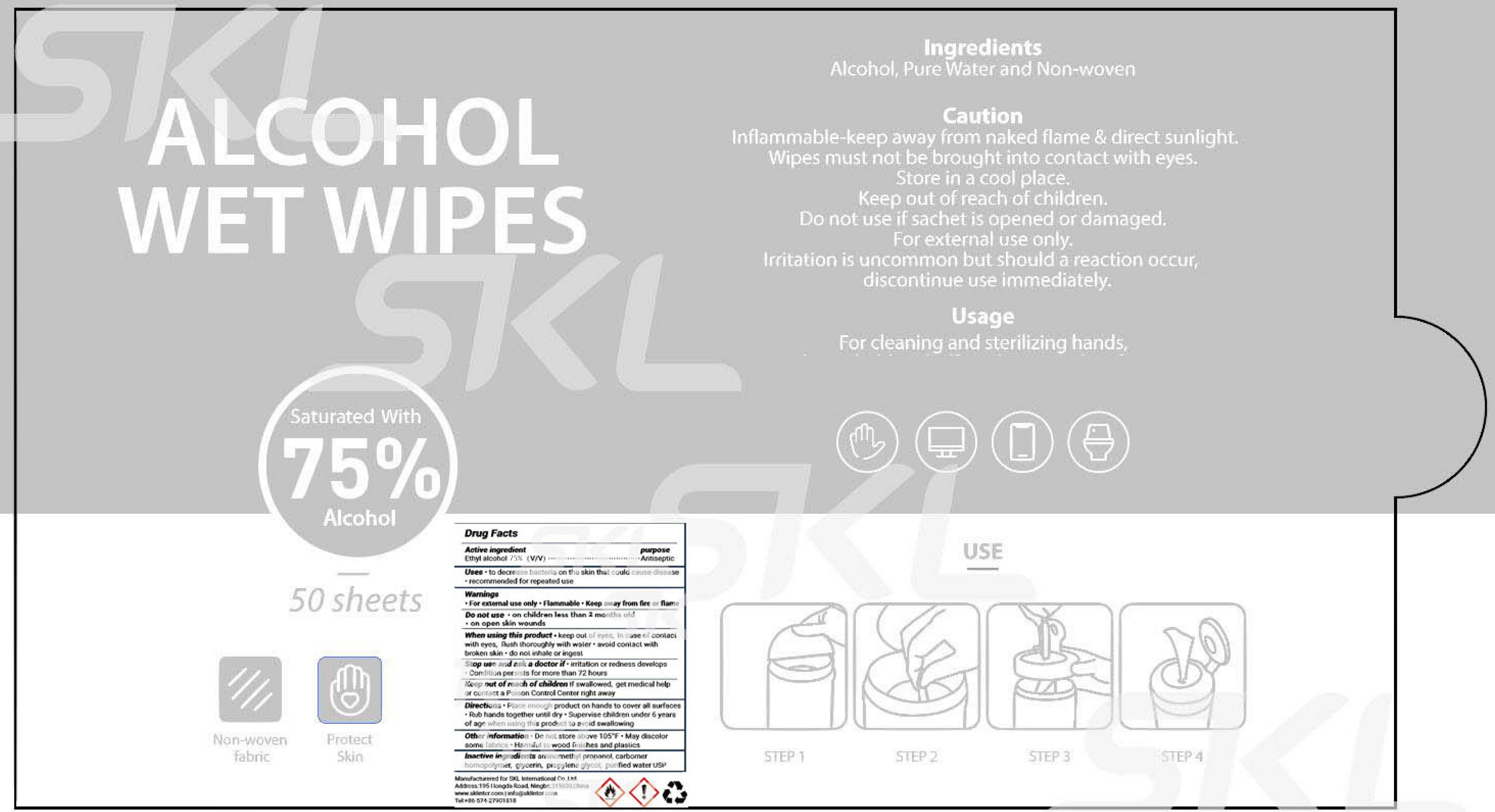 Pill image for Alcohol Wet Wipes