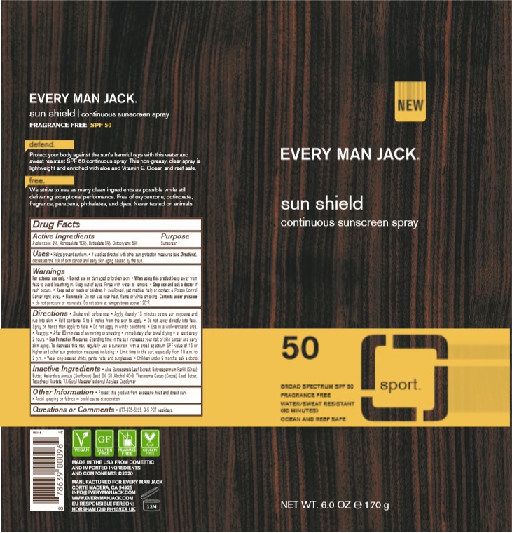 Pill image for Everyman Jack Spf 50 Continuous Spray