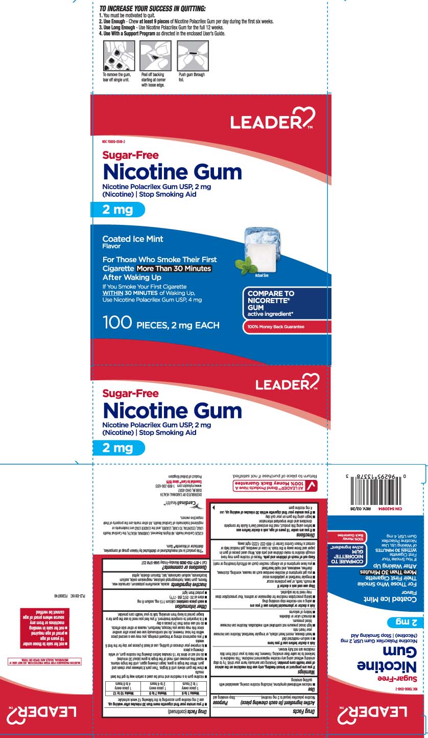 Pill image for Nicotine Polacrilex Coated Ice Mint 2 Mg And 4 Mg - Leader