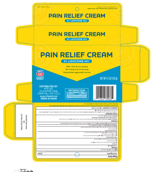 Pill image for Riteaid Lidocaine Pain Relieving Cream