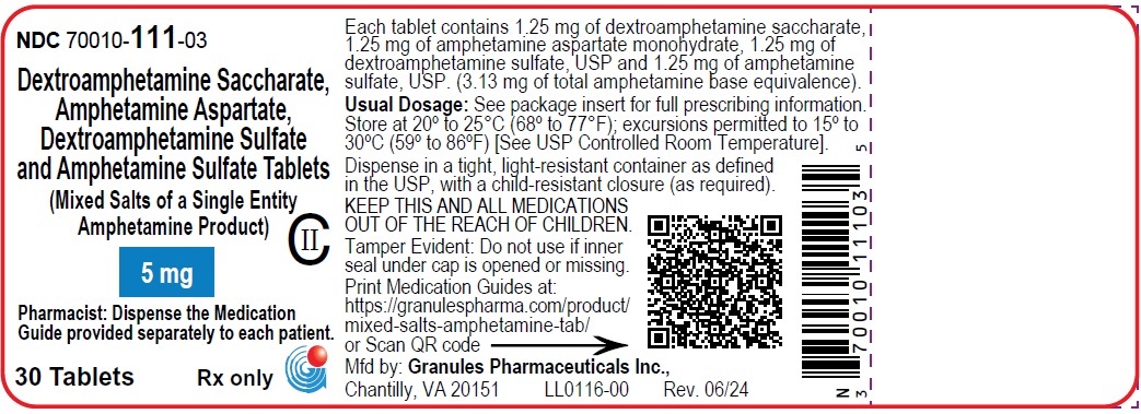 Pill image for Dextroamphetamine Saccharate, Amphetamine Aspartate, Dextroamphetamine Sulfate And Amphetamine Sulfate Tablets (mixed Salts Of A Single Entity Amphetamine Product), Cii