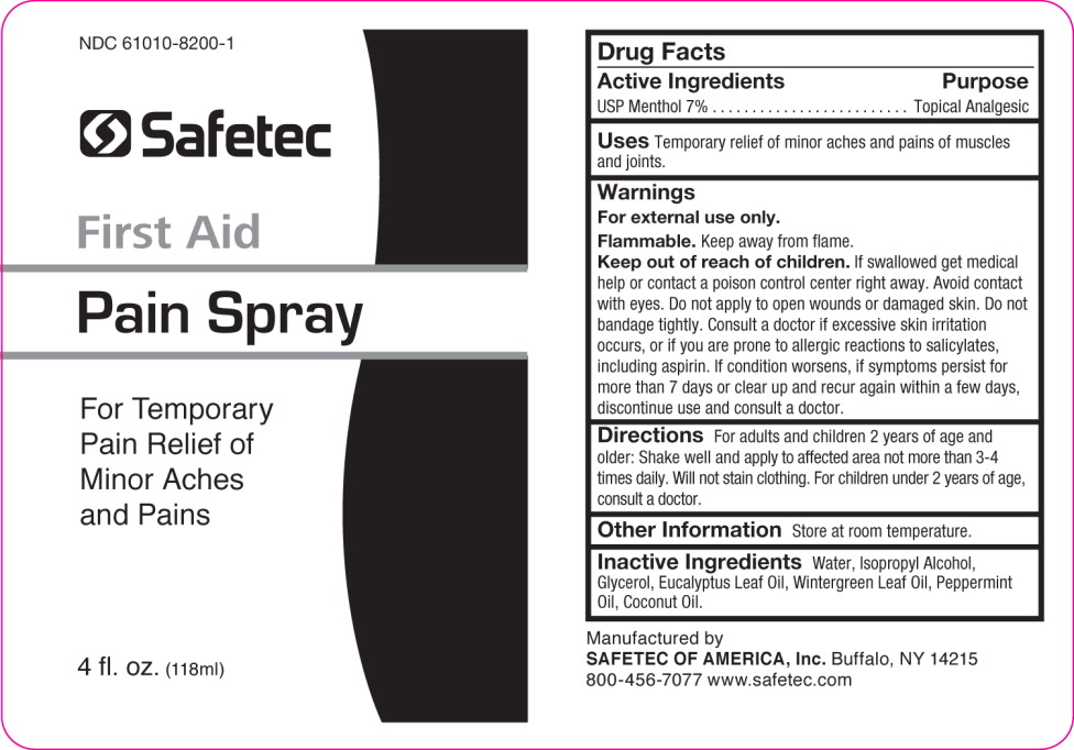 Pill image for 61010-8200, Pain Spray