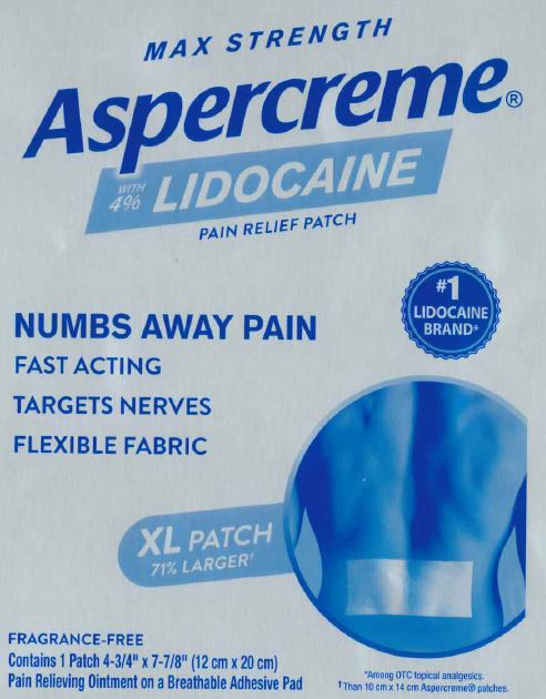 Pill image for Aspercreme Lidocaine Xl Patch