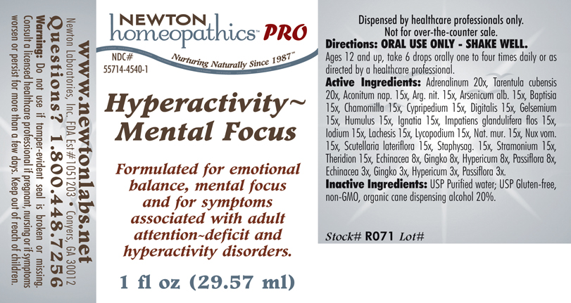 Pill image for Hyperactivity - mental Focus