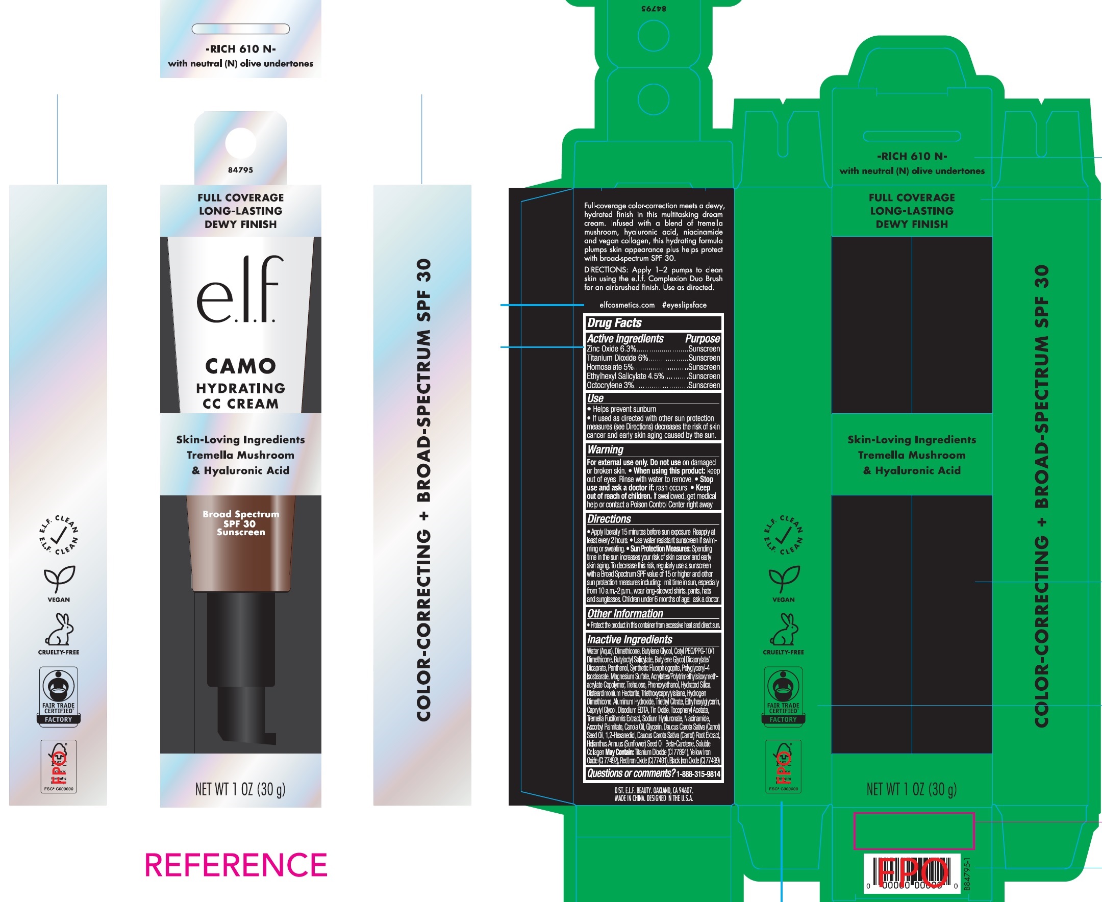 Pill image for Hydrating Camo Cc Cream Spf30 Rich 610 N