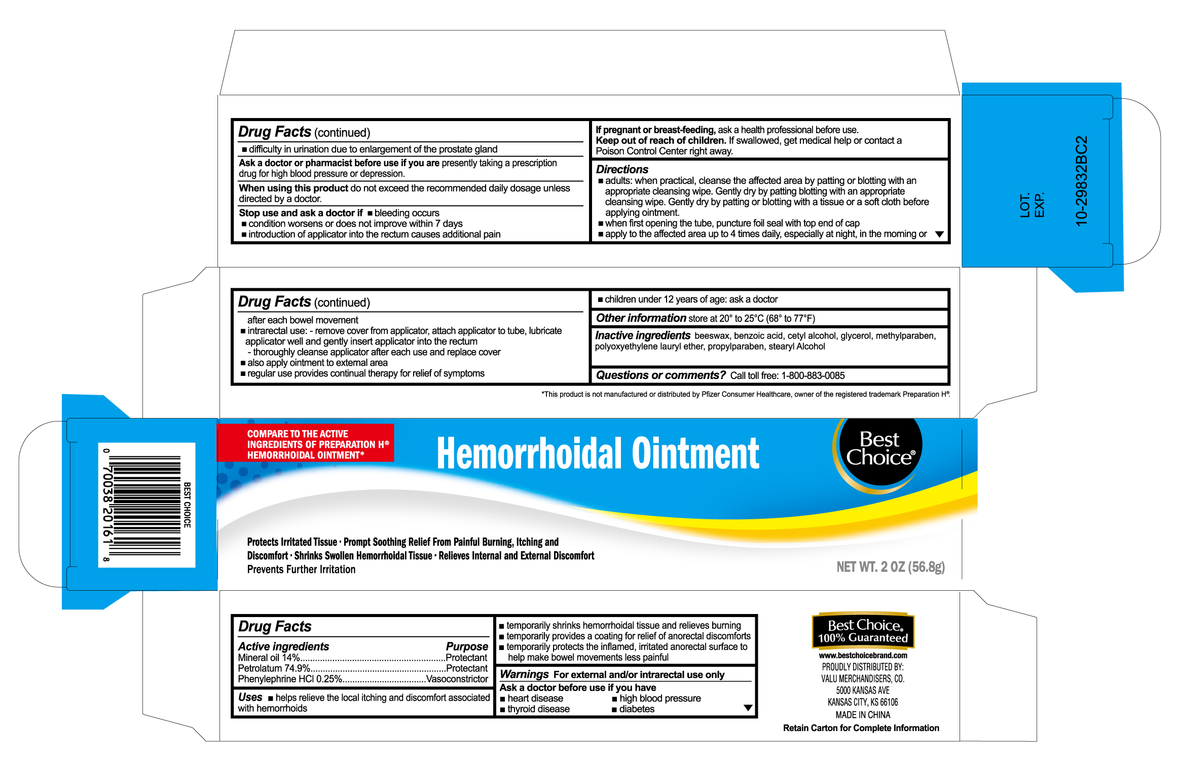 Pill image for Best Choice Hemorrhoidal Ointment
