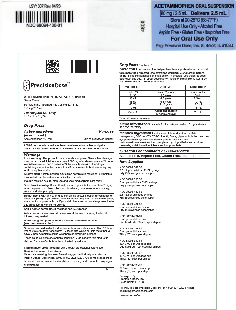 Pill image for Acetaminophen Oral Suspension