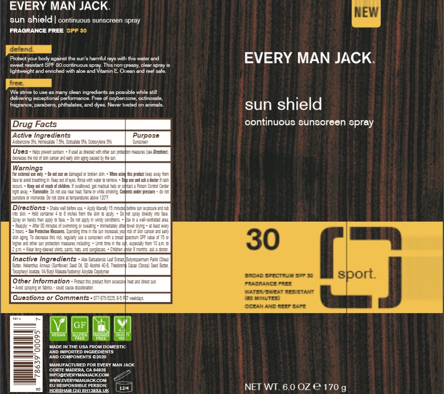 Pill image for Every Man Jack Sunscreen Spray Broad Spectrum Spf 30